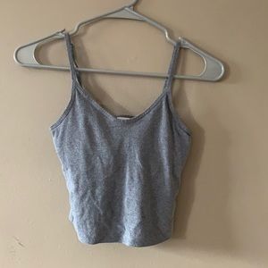 PINK Ribbed Crop Top